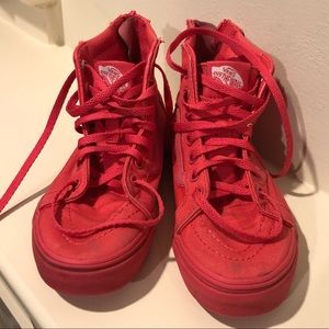 Vans high tops size kids size 2
